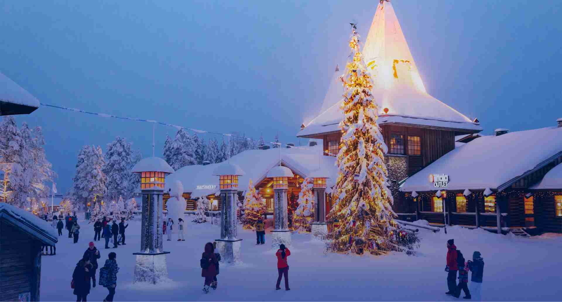 Finlandia Rovaniemi Y La Aldea De Papá Noel