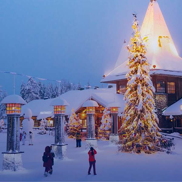 Finlandia Rovaniemi Y La Aldea De Papá Noel